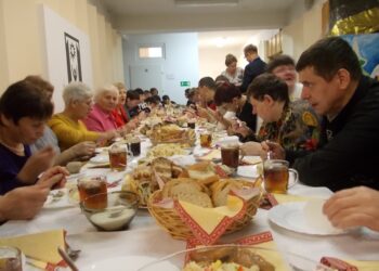 Tarnobrzeg. Spotkanie świąteczne w WTZ przy Alei Niepodległości.