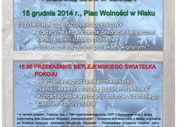 Nisko: Świąteczne spotkanie na Placu.