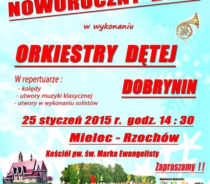 Mielec: Koncert Noworoczny w wykonaniu Orkiestry Dętej Dobrynin