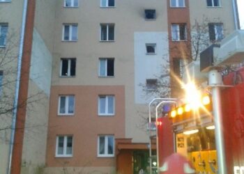 Mielec: Pożar na ul. Partyzantów.