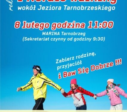 Tarnobrzeg: Bieg zimowy i Nordic Walking wokół Jeziora Tarnobrzeskiego