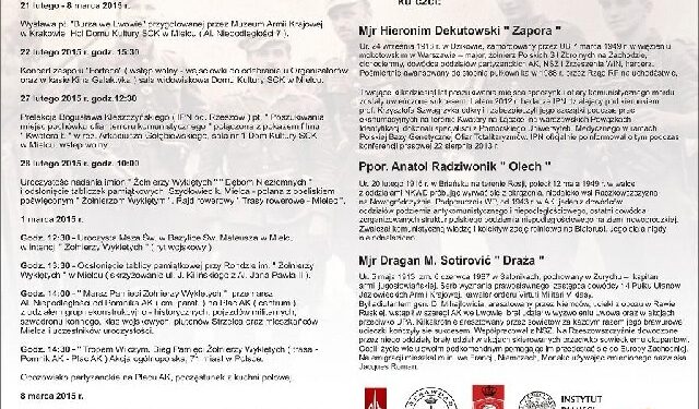 Mielec: Dzień Pamięci Żołnierzy Wyklętych