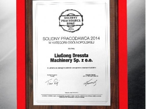 Stalowa Wola: ''Liu Gong'' solidnym pracodawcą.