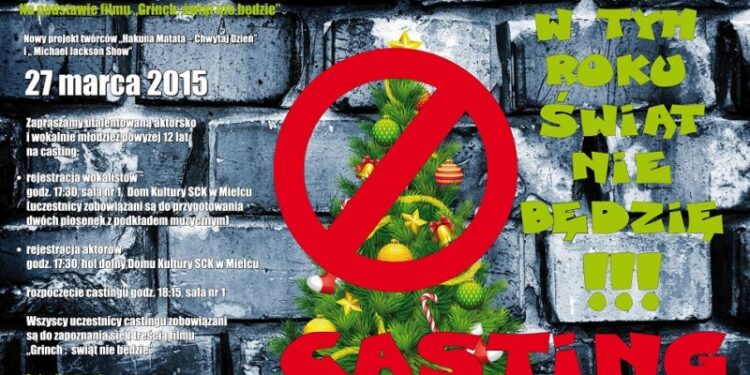 Mielec: Casting do mucicalu "W tym roku świąt nie będzie!"