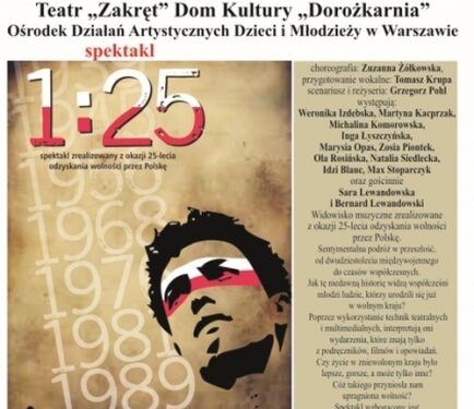 Tarnobrzeg. Spektakl „1:25”. Dni Teatru.