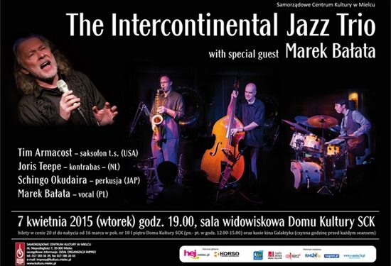 Mielec: The Intercontinental Jazz Trio with special guest Marek Bałata