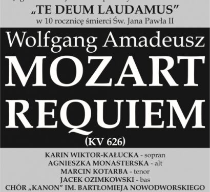 Tarnobrzeg. „Requiem” Mozarta w kościele Ojców Dominikanów.