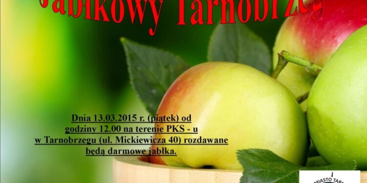 Tarnobrzeg. W piątek będą rozdawane jabłka.