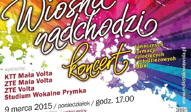 Stalowa Wola:  Koncert 'Wiosna nadchodzi
