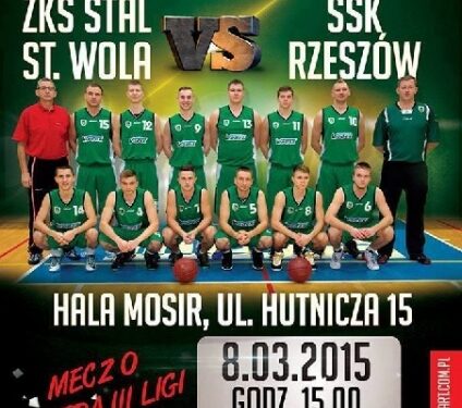 Stalowa Wola: Koszykarze ZKS 'STAL' STALOWA WOLA liczą na doping.