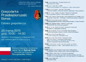 Stalowa Wola: Ogólnopolska konferencja gospodarcza w Inkubatorze.