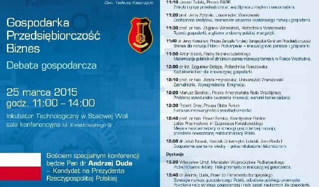Stalowa Wola: Ogólnopolska konferencja gospodarcza w Inkubatorze.