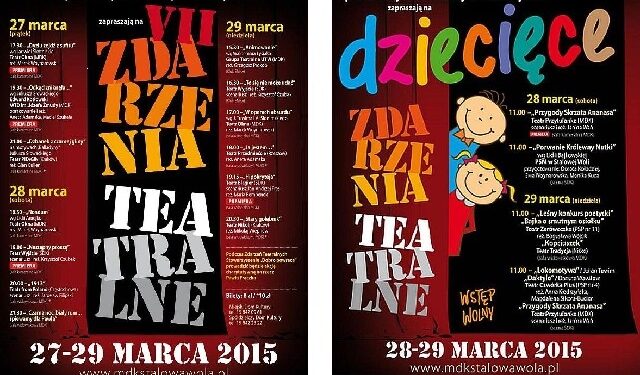 Stalowa Wola: Dziś ruszają Zdarzenia Teatralne.