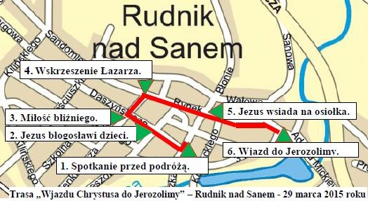 Rudnik: Wjazd Chrystusa do Jerozolimy.