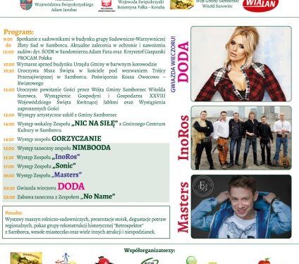 Święto Kwitnącej Jabłoni w Samborcu