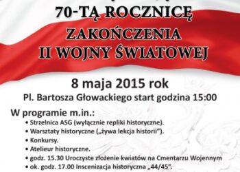 Tarnobrzeg. Piknik historyczny upamiętniający 70-tą rocznicę zakończenia II wojny światowej.