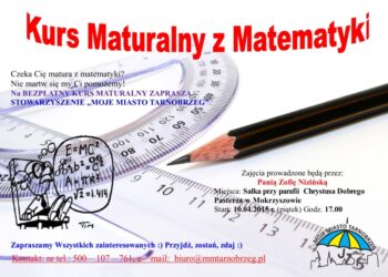 Tarnobrzeg.  bezpłatny kurs maturalny  z  matematyki.