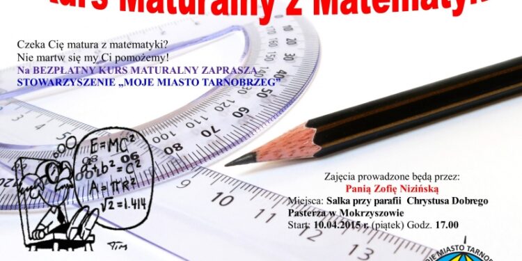 Tarnobrzeg.  bezpłatny kurs maturalny  z  matematyki.