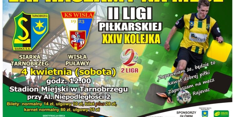 Tarnobrzeg. Mecz Siarka Tarnobrzeg – Wisła Puławy.