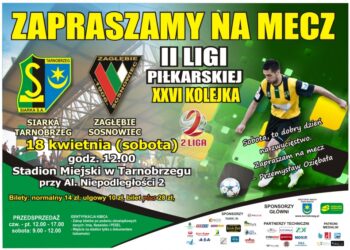 Tarnobrzeg. Mecz Siarka Tarnobrzeg – Zagłębie Sosnowiec.
