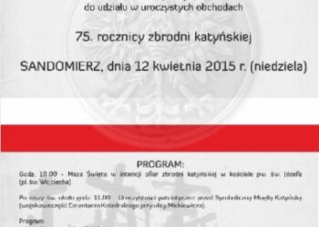Sandomierz: Obchody katyńskie