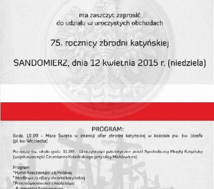 Sandomierz: Obchody katyńskie