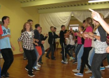 Sandomierz: Pierwsze taneczne kroki pod okiem mistrza.