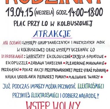 Kolbuszowa: Ekopiknik Rodzinny.