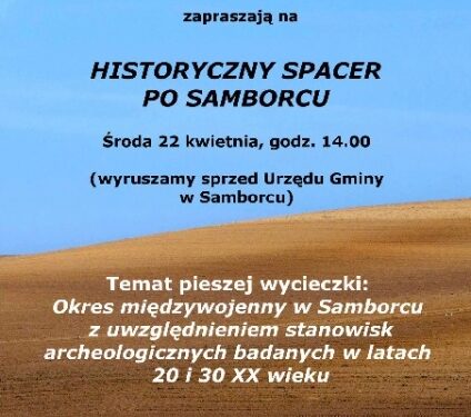 Samborzec: Krajoznawcza inauguracja sezonu wiosennego.