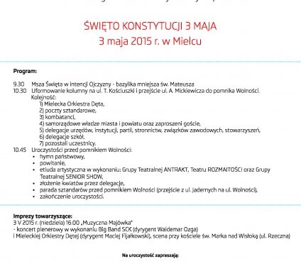 Mielec: Święto Konstytucji 3 Maja