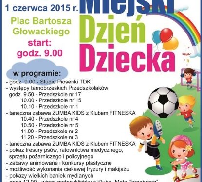 Tarnobrzeg. Miejski Dzień Dziecka na Placu Bartosza Głowackiego.