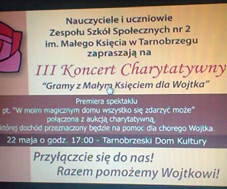 Tarnobrzeg. Koncert dla Wojtka.