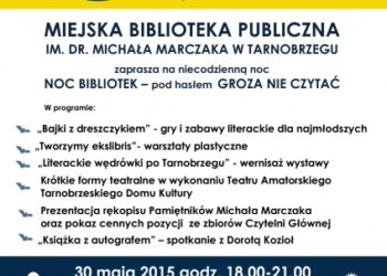 Tarnobrzeg. Noc bibliotek.