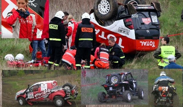 Stalowa Wola: Baja z dachowaniem.