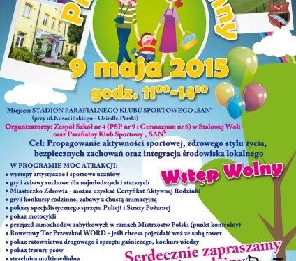 Stalowa Wola: Sobotni piknik 'Bezpiecznie, zdrowo i sportowo'.