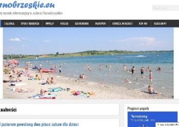 Tarnobrzeg: Powstał nowy serwis informacyjny o Jeziorze Tarnobrzeskim