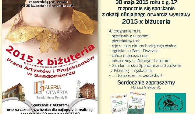 Sandomierz: 2015 razy biżuteria.