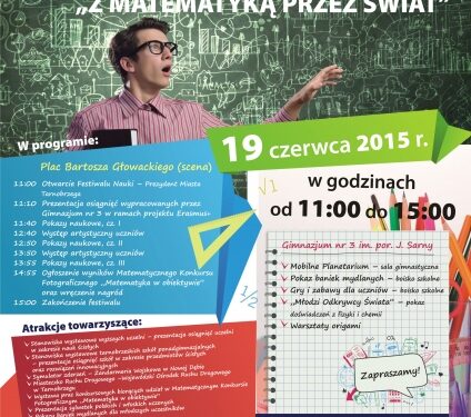 Tarnobrzeg. Festiwal Nauki „Z matematyką przez świat”.