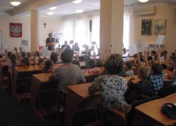 Stalowa Wola: Dzieci chciały wiedzieć, jak zostać prezydentem.