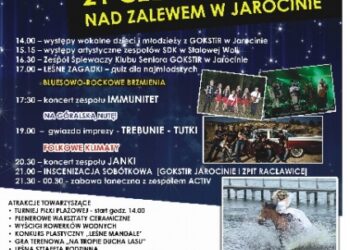 Jarocin: Noc sobótkowa nad zalewem.