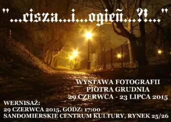 Sandomierz: Wernisaż wystawy 'Cisza i ogień'.