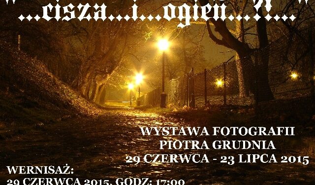 Sandomierz: Wernisaż wystawy 'Cisza i ogień'.