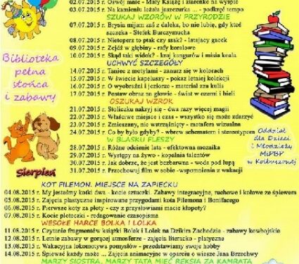 Kolbuszowa: Wakacyjne zajęcia w bibliotece
