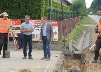 Padew Narodowa: Odwodnienie ulicy Grunwaldzkiej.