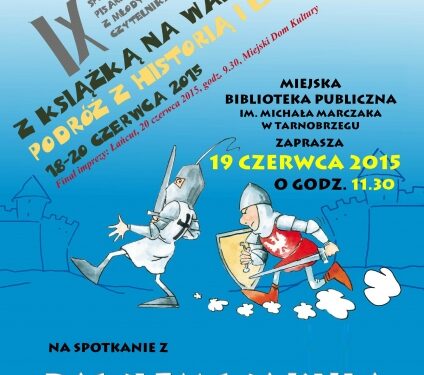 Tarnobrzeg. Z książką na walizkach. Spotkanie z Pawłem Wakułą, pisarzem, rysownikiem prasowym, ilustratorem.