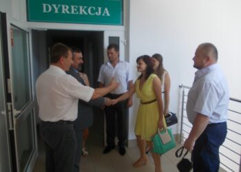 Tarnobrzeg. Delegacja z Ukrainy w szpitalu.