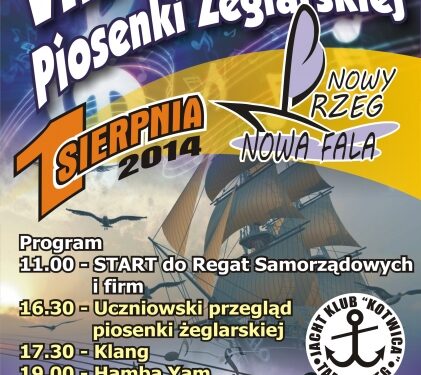 Tarnobrzeg. VIII Festiwal Piosenki Żeglarskiej "Nowy Brzeg  – Nowa Fala"