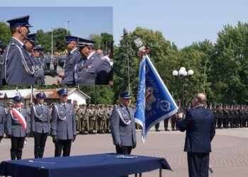 Stalowa Wola: Sztandar, awanse i odznaczenia na wojewódzkim Święcie Policji