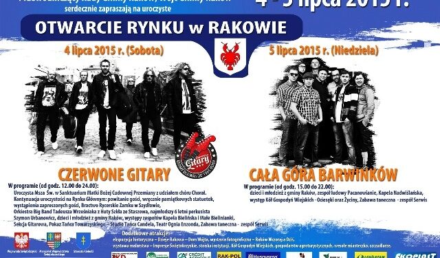 Raków: Rynek po rewitalizacji.