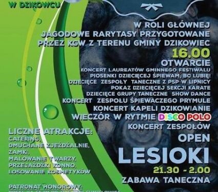 Dzikowiec: Jagodowe Specjały pełne atrakcji.